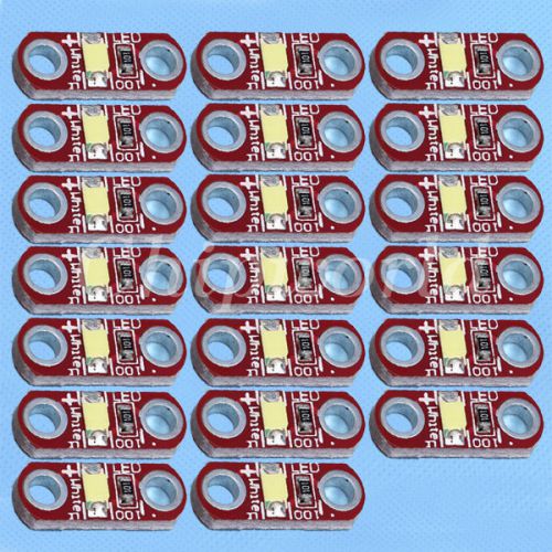 20PCS SMD White LED Module for Lilypad Voltage 3v to 5v  3~5v