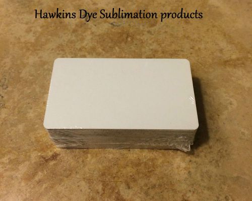 50ea  Dye Sublimation Name Badge Blanks 1.75&#034;x3&#034;