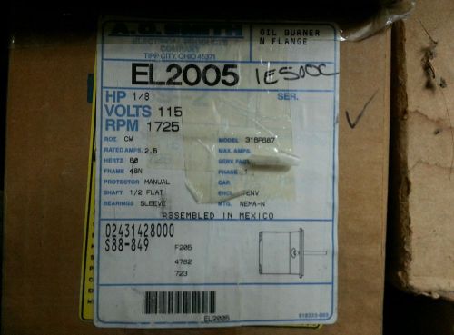 EL2005 AO Smith Oil Burner N Flange 1/8 HP