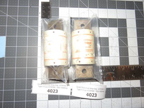 (1) Gould Shawmut Amp-trap  A70P400-4 Type 4 Fuse A70P400  700V 400Amp (4023)