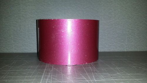 3.375&#034; X 50yd ULTRA METALLIC RASPBERRY cast vinyl roll