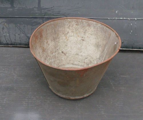 Vintage 9&#034; Galvanized Farm Milk Strainer Cattle Goats Dairy