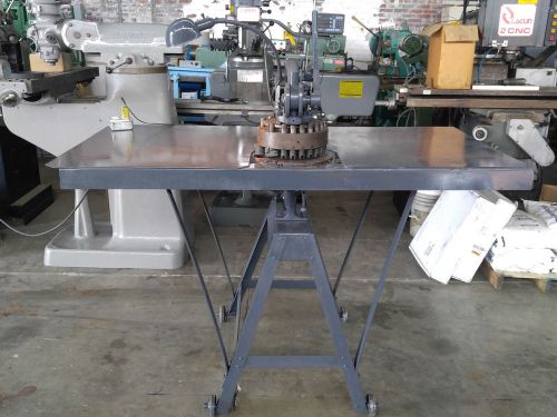 Rotex no. 18 rotary turret punch punches up 2&#034; w/shear for sale