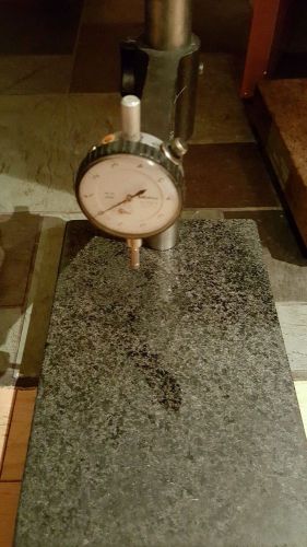 Mitutoyo indicator w/ granite stand plate