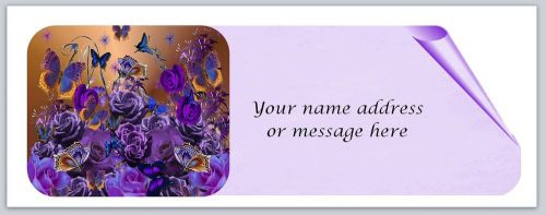 30 Personalized Return Address Labels Butterfly Buy 3 get 1 free (bo838)