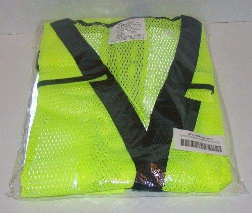 Lime C2 Mesh Adjustable Surveyor Vest Regular Size