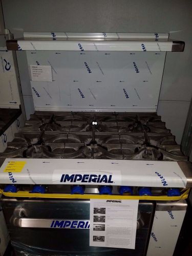 BRAND NEW IMPERIAL 6 BURNER RANGE IR-6