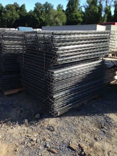 Pallet rack wire decking 60&#034; x 46&#034; interlake pallet racking grate for sale