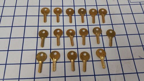 ILCO YA10 STAR 17 KEYS BLANKS FOR YALE 24 1/2, (1)1132, (T)132, (N/C)YI09