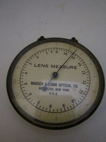 BAUSCH LOMB LENS MEASURE SPHEROMETER CONTOUR Eye Doctor glasses B &amp; L