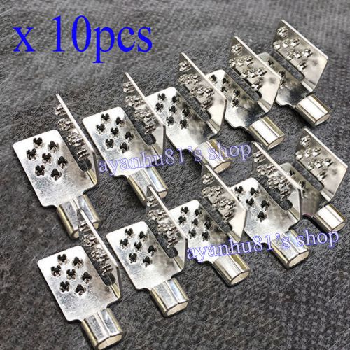 10pcs clamp connector f carbon heating electric film warm flooring copper plated for sale