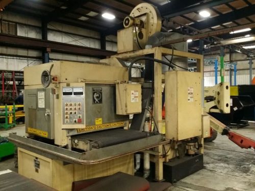 Timesaver 137-2HDCMW BELT GRINDER, WET, two heads, ss construction