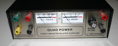 ELENCO PRECISION MODEL XP-580 Four Regulated Power Supplies, plus accessories