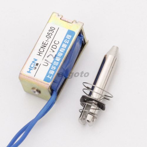 Hcne1-0530 dc12v 5n/10mm open frame pull type solenoid electromagnet pull push for sale