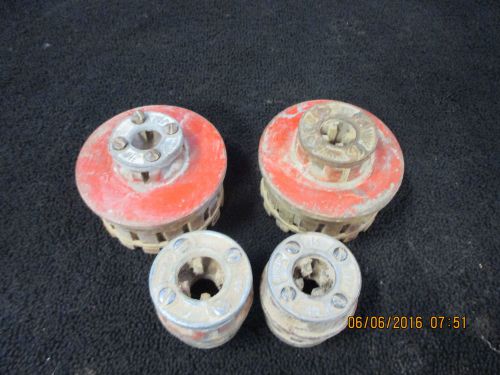 Four Ridgid Pipe Threading Dies Free Ship