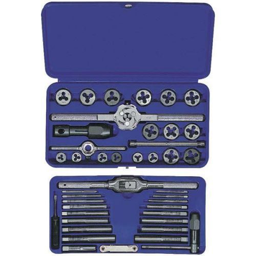 Irwin hanson 41 pc metric tap &amp; die set 3mm thru 12mm for sale