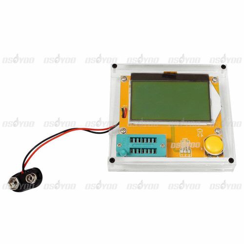 Mega328 transistor tester diode triode capacitor esr meter lcd + clear case hot for sale