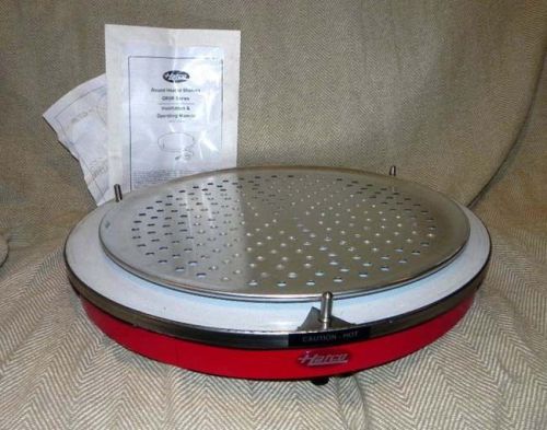 New Hatco GRSR-19 Warm Red 19&#034; Diameter Drop In Round Heated Shelf - 120V Pizza