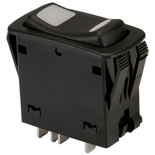 NTE 54-150 SPST Waterproof Dual Color On/Off Illuminated Rocker Switch