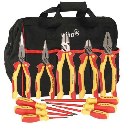 WIHA 32390 11 PC Proturn Pliers &amp; Driver Set