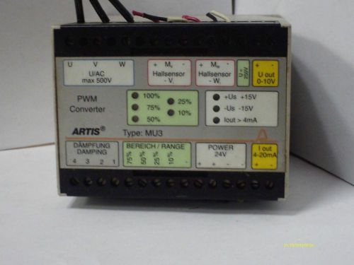 ARTIS MU3 PWM CONVERTER QUANTITY!!!