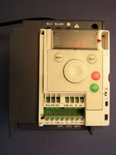 SCHNEIDER ELECTRIC ATV12H075F1   110V/1PHin 220V/3PHout 1HP AC Drive