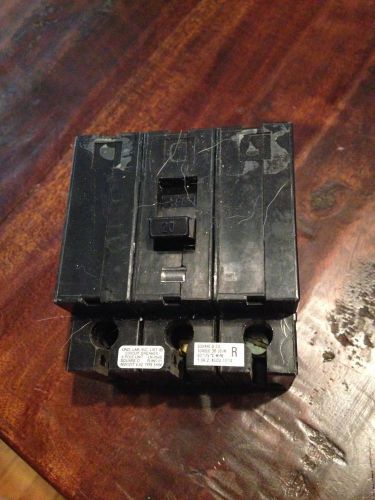 EHB34020 SQUARE D 20 AMP , 3 POLE, 480/277VAC TYPE EHB4 CIRCUIT BREAKER 20A 3P