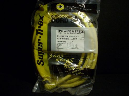 NEW TPC Super-Trex 89312 Mini Quick-Connect Cable USA