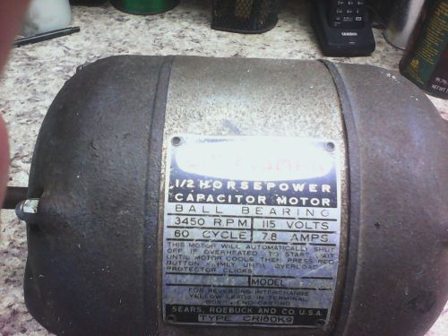 Craftsman 1/2HP Electric Motor