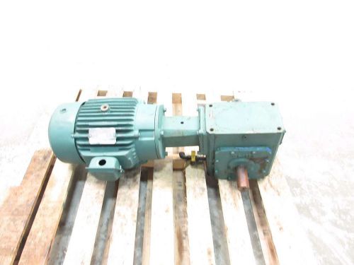 RELIANCE P21G1005L B2425 7.5HP 230/460V-AC 15:1 117RPM GEAR MOTOR D503346