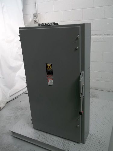 Square D 600 Volt 400 Amp Fused Disconnect (DIS2651)