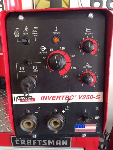 Lincoln welder TIG V-250 S invertec