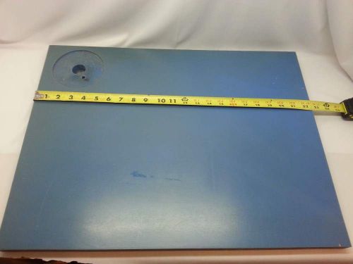 Nylon 6 Sheet ( Cast ) - Blue - 22&#034; x 17&#034; x 1&#034; Thick (Nominal) CNC Machining