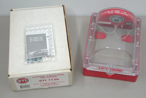 Sti stopper ii w/ horn - red spacer- polycarbonate cover - new/unused for sale