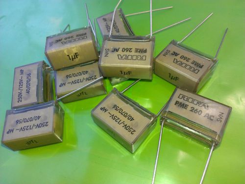 [10 pcs] PME260 1uF 250Vdc 10% PCM=20,3mm Metallized Paper Capacitor EVOX-RIFA