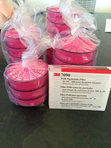 3M 7090 P100 Respiratory Particulate Filters (20)