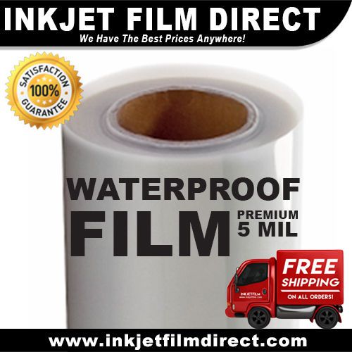 5 MIL - Screen Printing Inkjet Film Transparency  17&#034; x 100&#039; 1- Roll