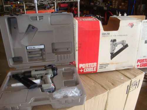 PORTER CABLE CDA250 CORDLESS 2 1/2&#034; 15 GUAGE FINISHING NAILER-NEW