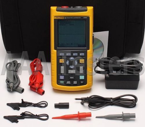 Fluke 123 industrial scopemeter 20mhz handheld oscilloscope scope meter 123/003 for sale