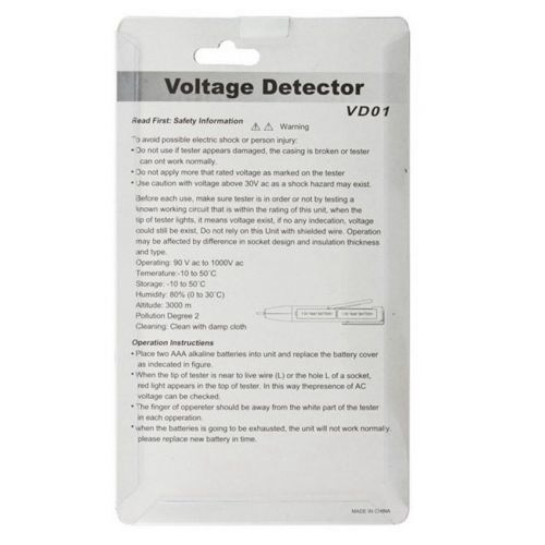 Electric voltage detector non-contact 90~1000v ac tester test meter pen hc for sale