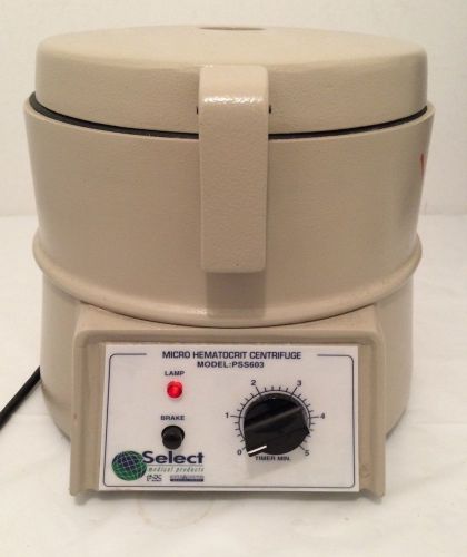 PSS Select PSS603 Micro-Hematocrit Centrifuge w/ (24) Place Rotor CMH30-8 AMP