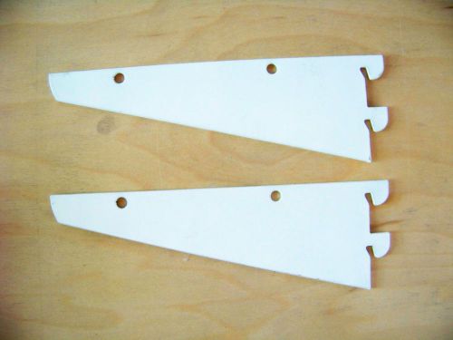 REEVE SHELF BRACKET 42-6  6&#034; KNIFE EDGE  WHITE 12pc