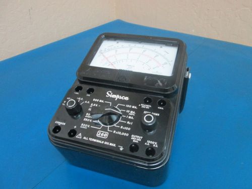 Simpson 260 Series 6 Volt-Ohm-Milliammeter Tester Analyzer Unit Industrial PARTS