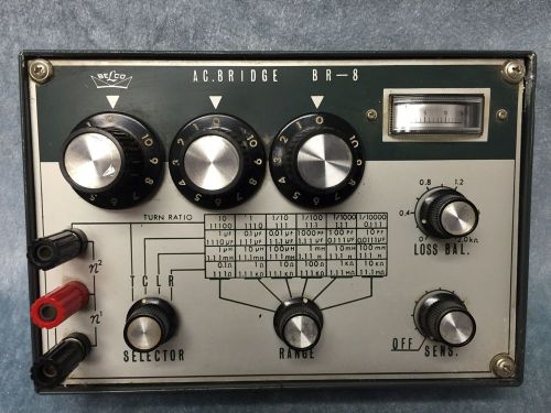 Belco AC Bridge Be-8 Hollywood Instruments Inc Turn Ratio Vintage Electronics