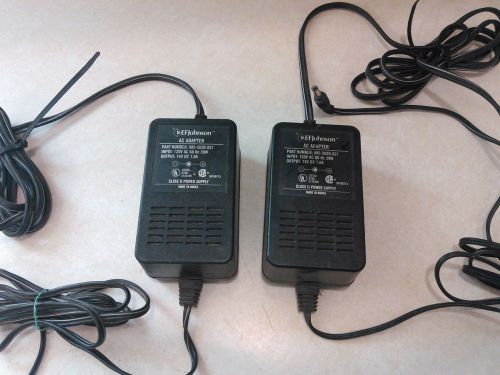 Lot of 2 EF Johnson AC Adapters 585-5020-021