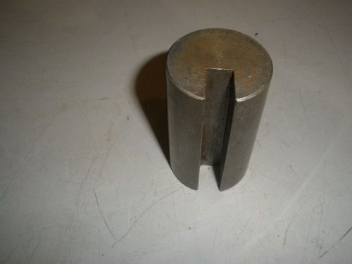 Dumont Keyway Broach Bushing 1  1/2 ” Dia. x 3/8” Wide Slot x 2  1/2 ” Long