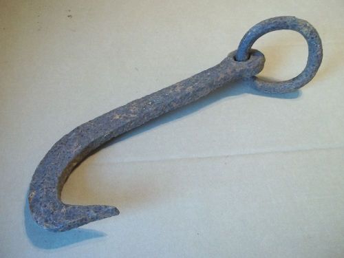 Antique Logging Log Hook 14&#034;