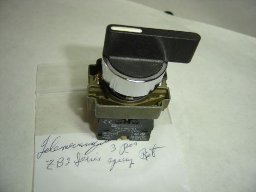 TELEMECANIQUE ZB2 SERIES 3-POS SPNG RET SWITCH OFF CENTER