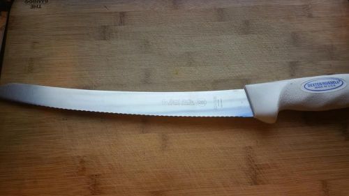 10-inch, curved bread knife #sg147-10sc. sanisafe by dexter russell. nsf rated for sale