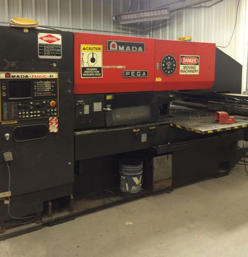 244 CNC Amada Pega Turret Punch Press 204040 W/ Auto Index Fanuc-P System 6M